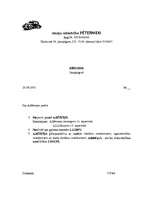 Paraugs 'Lietvedības dokumenti', 1.