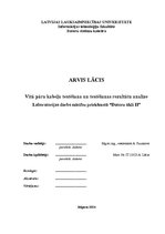 Paraugs 'Vītā pāra kabeļu testēšana un testēšanas rezultātu analīze', 1.