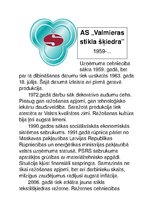 Konspekts 'AS "Valmieras stikla šķiedra"', 1.