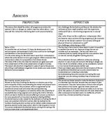 Konspekts 'Abortion', 1.