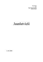 Referāts 'Jaunlatvieši', 1.