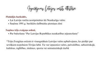 Prezentācija 'Latvijas patrioti', 6.