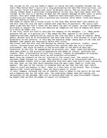 Eseja 'An Interpretation of the City: The theme of human impact on nature metaphoricall', 1.