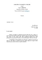 Konspekts 'Atbildes vēstule', 1.
