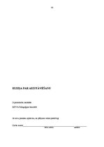 Diplomdarbs 'Vecākā pirmsskolas vecuma bērnu saskarsmes prasmju sekmēšana kustību rotaļās', 66.