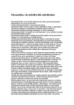 Konspekts 'Kopsavilkums ekomomikā ekonomikā, tās attīstība līdz mūsdienām', 2.