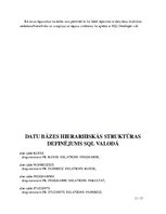Prakses atskaite 'Trešais raktiskais darbs datu bāzēs', 31.