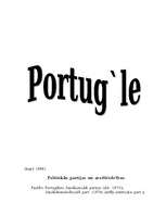Referāts 'Portugāle', 6.