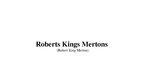 Prezentācija 'Roberts Kings Mertons', 1.