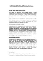 Konspekts 'Latvijas Republikas Ministru kabinets', 1.