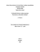 Prakses atskaite 'Kvalifikācijas prakse pirmsskolā', 1.
