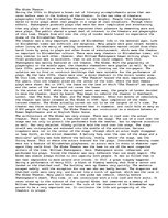 Eseja 'The Globe Theater', 1.