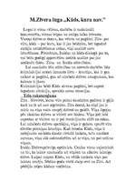 Konspekts 'M.Zīverta lugas "Kāds, kura nav" analīze', 1.