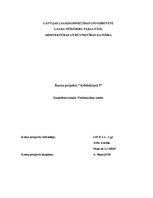 Paraugs 'Kursa projekts “Arhitektūrā I“ Daudzfunkcionāls Tirdzniecības centrs', 1.