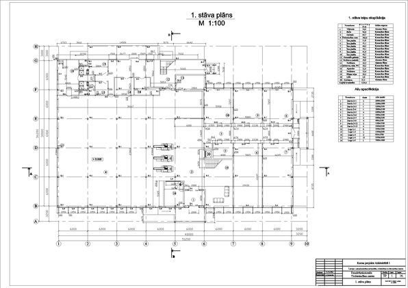Paraugs 'Kursa projekts “Arhitektūrā I“ Daudzfunkcionāls Tirdzniecības centrs', 12.