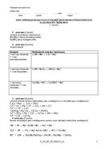 Paraugs 'Jonu apmaiņas reakcijas', 1.