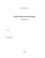 Referāts 'Melnā matērija un tumšā enerģija', 1.