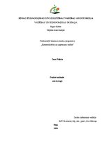 Prakses atskaite 'Prakses atskaite mārketingā', 1.