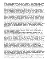 Eseja 'Social Security', 1.