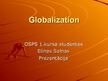 Eseja 'Globalization', 6.