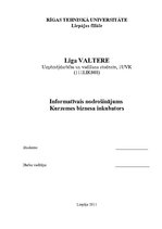 Referāts 'Informatīvais nodrošinājums. Kurzemes biznesa inkubators', 1.