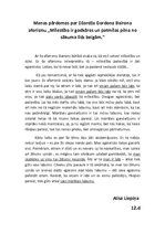 Eseja 'Manas pārdomas par Džordža Gordona Bairona aforismu "Mīlestība ir godkāres un pa', 1.