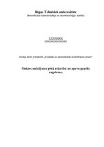 Konspekts 'Slodzes sadalījums pēdā atkarībā no apavu papēža augstuma', 1.