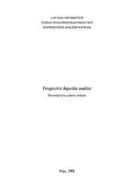 Prakses atskaite 'Progresīvā depozīta analīze', 1.