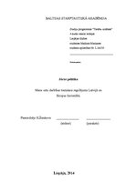 Referāts 'Mazo ostu darbības tiesiskais regulējums Latvijā un Eiropas Savienībā', 1.