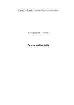 Referāts 'Zemes meliorācija', 1.