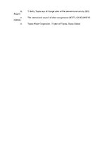 Eseja 'Uzņēmuma “TOYOTA MOTOR CORPOTATION” vides politikas iespējas un trūkumi attiecīb', 9.