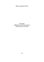Konspekts 'Mārketinga informācijas sistēmas. Konkurences monitorings', 1.