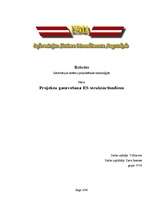 Konspekts 'Projektu gatavošana ES struktūrfondiem', 1.