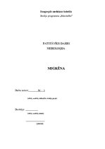 Konspekts 'Galvassāpes - migrēna', 1.