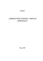 Referāts 'Ļubļinas ūnija un Polijas - Lietuvas apvienošana', 1.