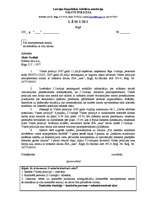 Paraugs 'Administratīvā akta piemērs', 1.