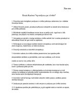 Konspekts 'Ernsts Kasīrers "Apcerējums par cilvēku"', 1.