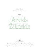 Referāts 'Arvīds Žilinskis', 1.