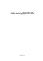 Referāts 'Darba alga valsts institūcijās', 1.