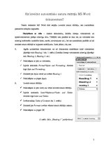 Referāts 'Komandu apraksts automatizētai dokumentu noformēšanai MS Office', 3.