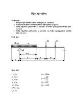 Konspekts 'Mājas darbs būvmehānikā', 1.