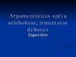 Referāts 'Argumentācijas spēju uzlabošana, izmantojot debates', 37.