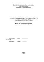 Referāts 'Kūts 50 slaucamām govīm', 1.