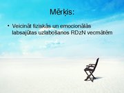 Referāts 'Veselību veicināšanas projekts', 23.