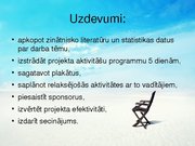 Referāts 'Veselību veicināšanas projekts', 24.