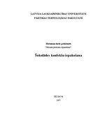 Konspekts 'Šokolādes konfekšu iepakošana', 1.