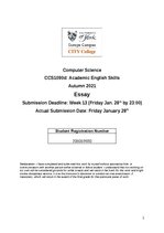 Eseja 'Distance education', 1.