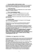 Referāts 'Aggressionstheorien und ihre Relevanz für den Schulenalltag', 8.