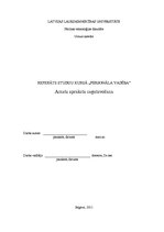 Referāts 'Amata apraksta sagatavošana', 1.