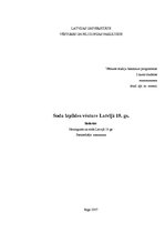 Referāts 'Sodu izpildes vēsture Latvijā 18.gadsimtā', 1.